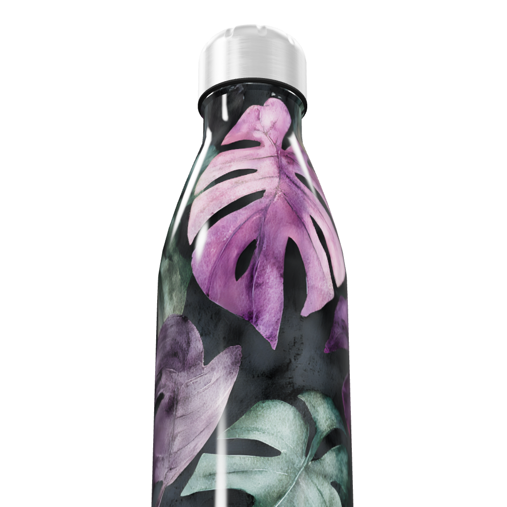 Garrafa Inox - Folhagem Colorida