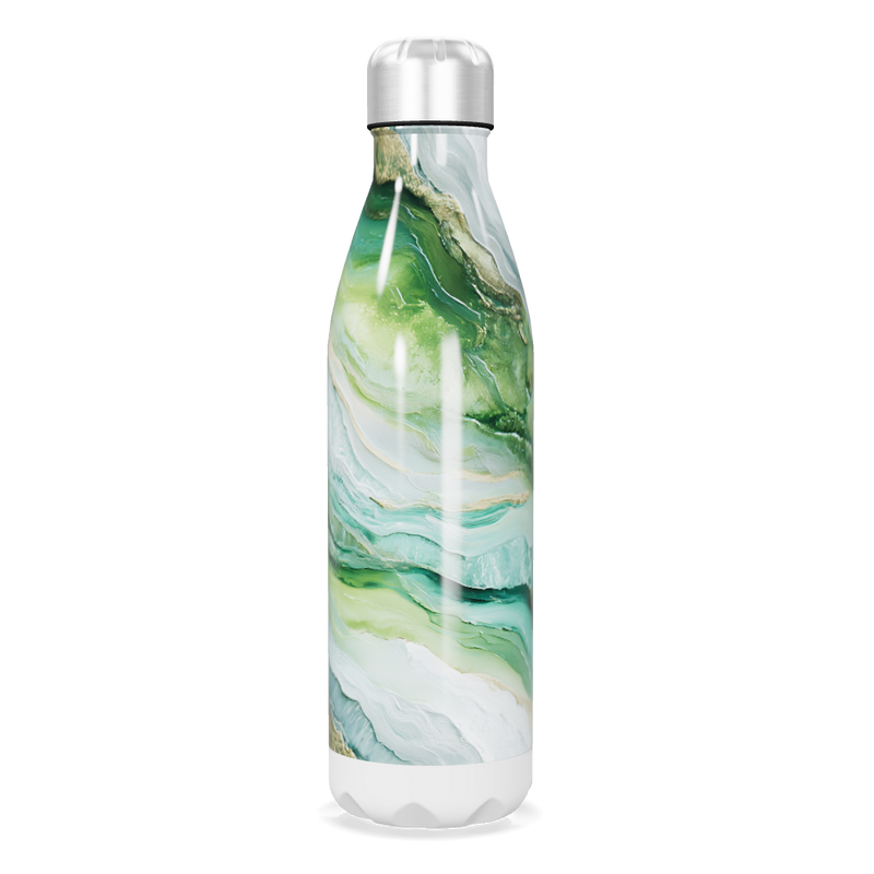 Garrafa Inox - Verde Marmorizada 750ml