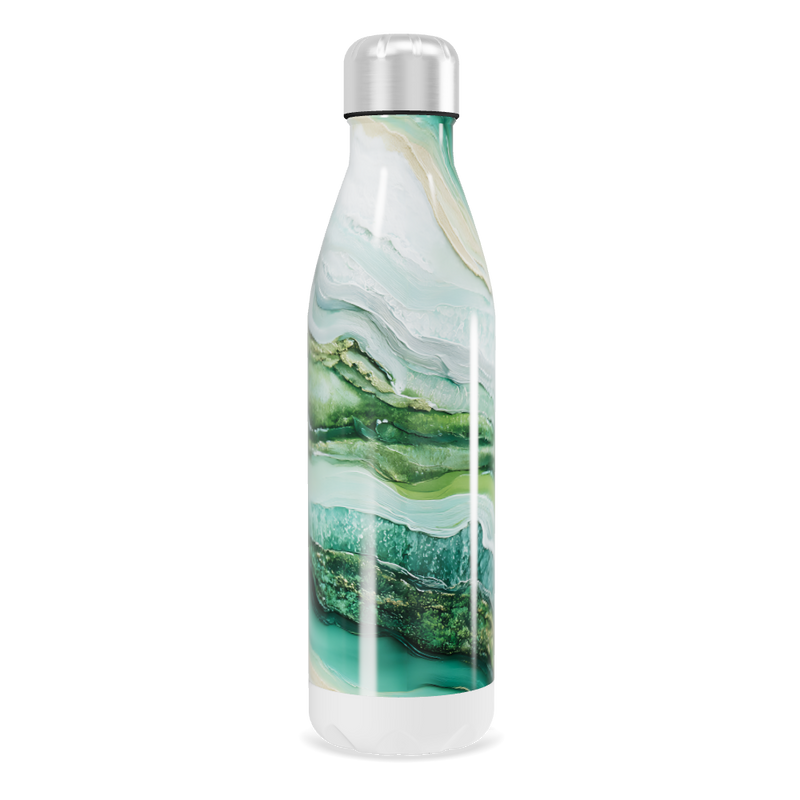 Garrafa Inox - Verde Marmorizada 750ml