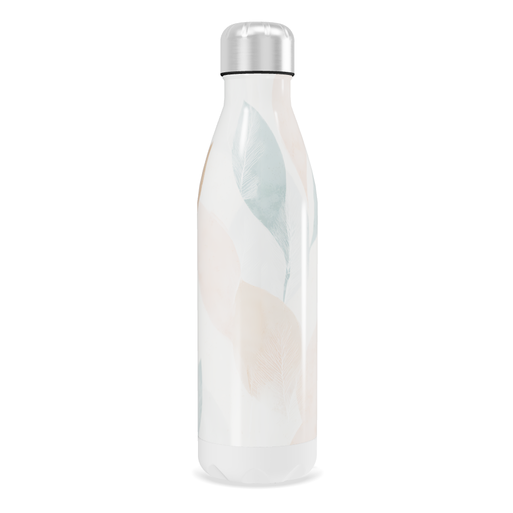 Garrafa Inox Folhas Coloridas 500ml
