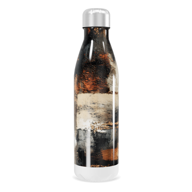 Garrafa Inox - Abstrata Multicolorida