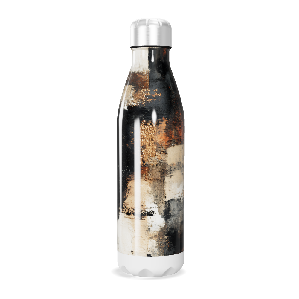 Garrafa Inox - Abstrata Multicolorida