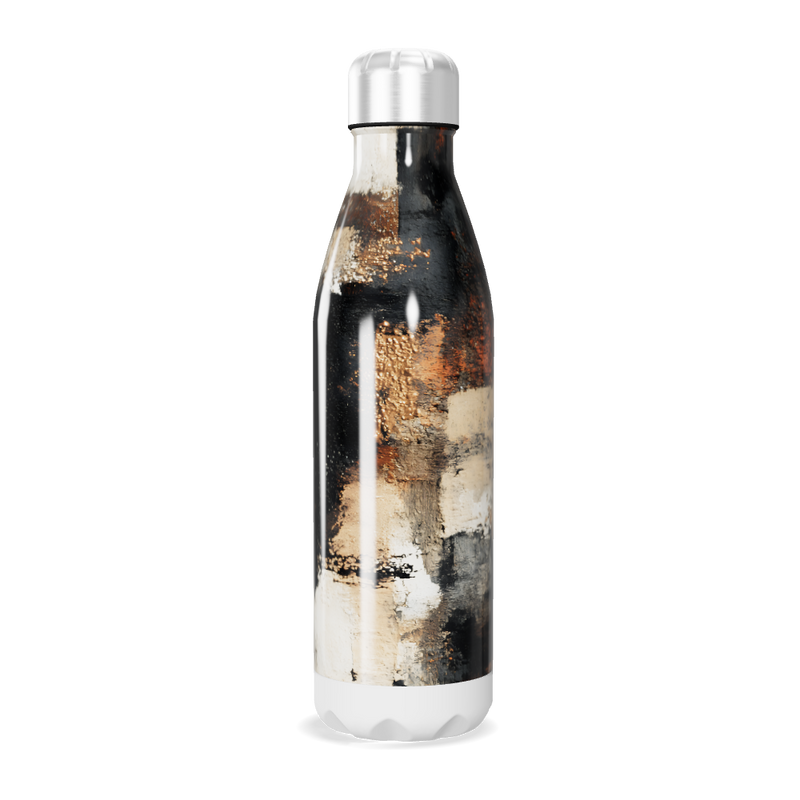 Garrafa Inox - Abstrata Multicolorida