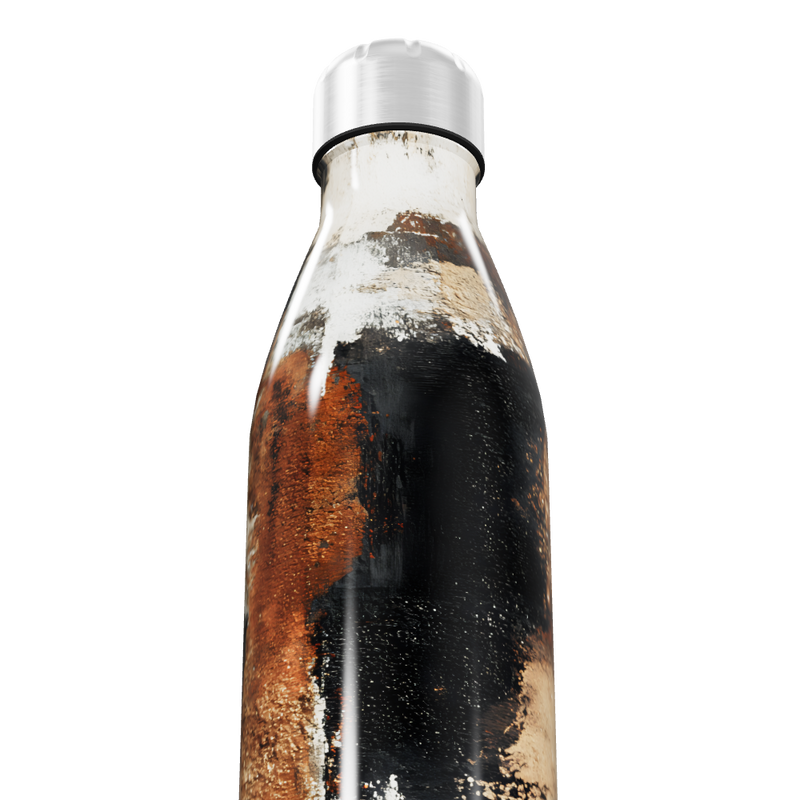 Garrafa Inox - Abstrata Multicolorida