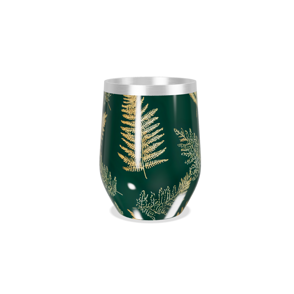 Copo Térmico Slim - Folhagem Verde Metalizado