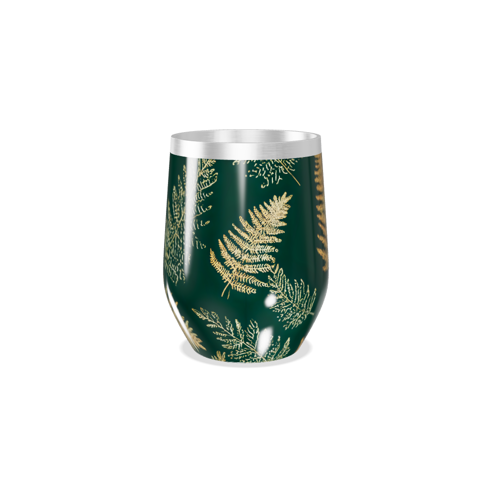 Copo Térmico Slim - Folhagem Verde Metalizado