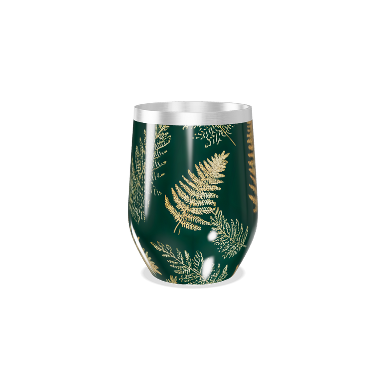 Copo Térmico Slim - Folhagem Verde Metalizado
