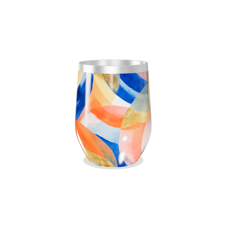 Copo Térmico Slim - Estampa Colorida Aço Inox