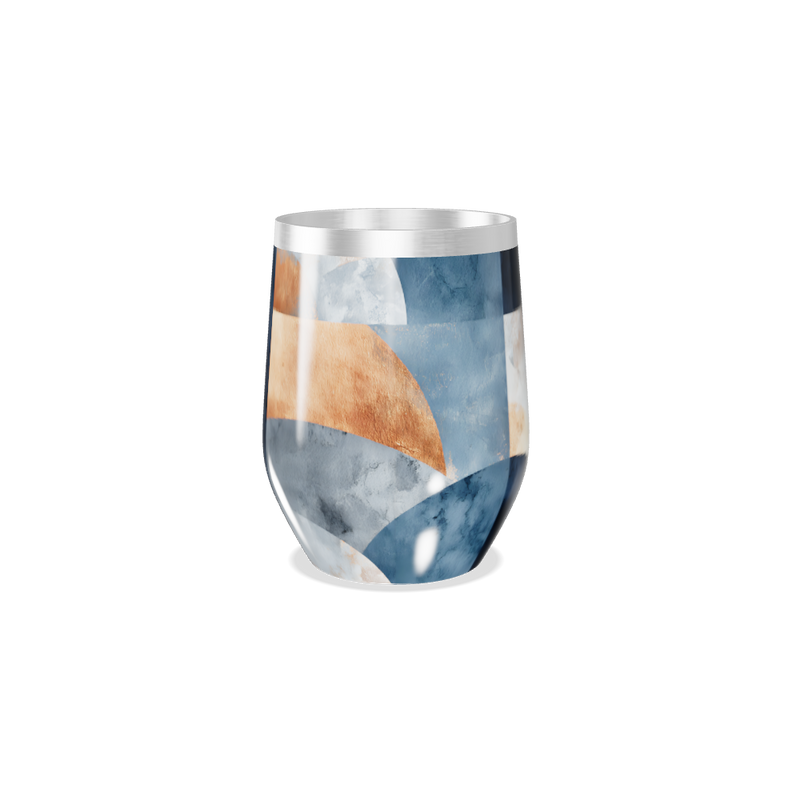 Copo Térmico Slim - Estampa Abstrata Colorida