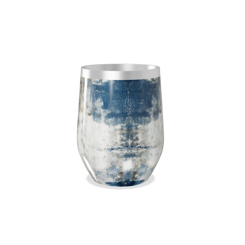 Copo Térmico Slim - Azul Marmorizado Inox