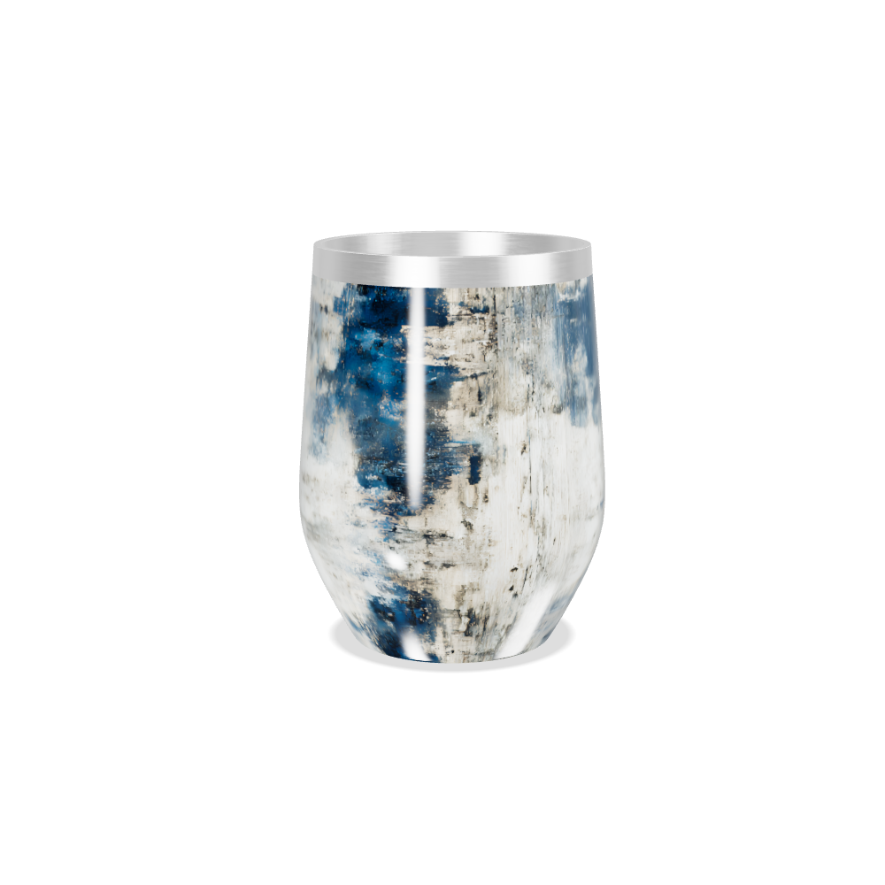 Copo Térmico Slim - Azul Marmorizado Inox