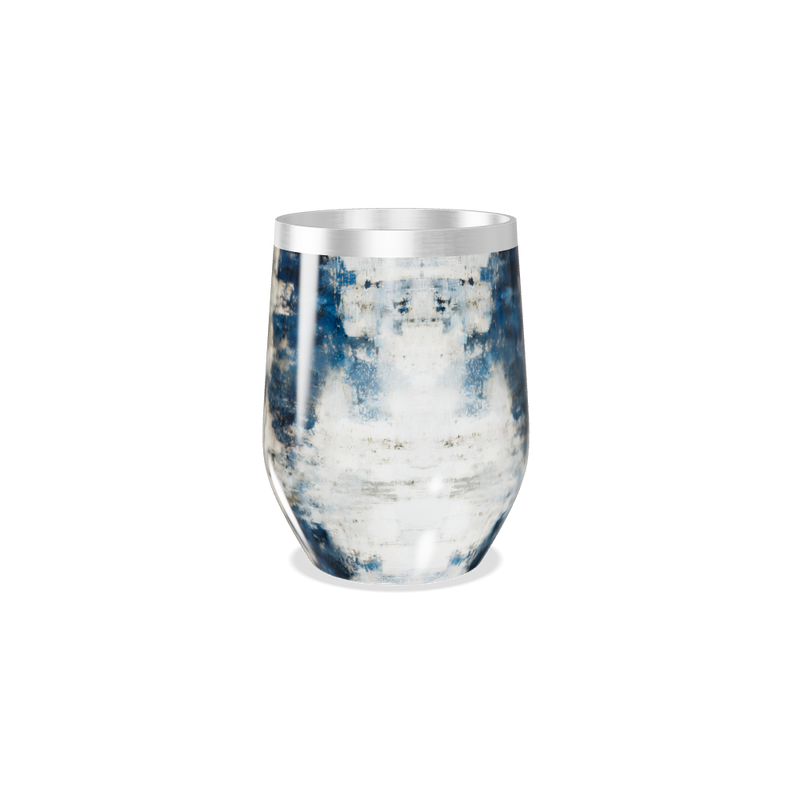 Copo Térmico Slim - Azul Marmorizado Inox