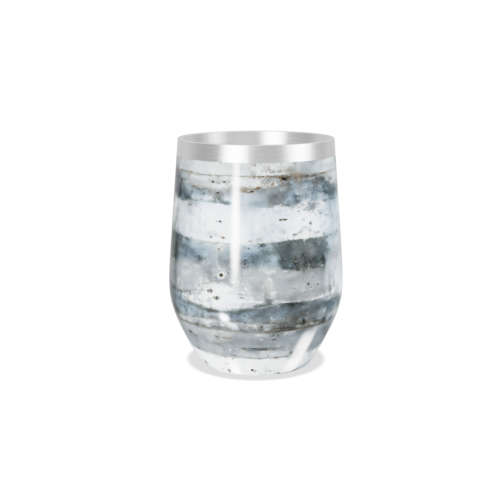 Copo Térmico Slim - Prata Marmorizado