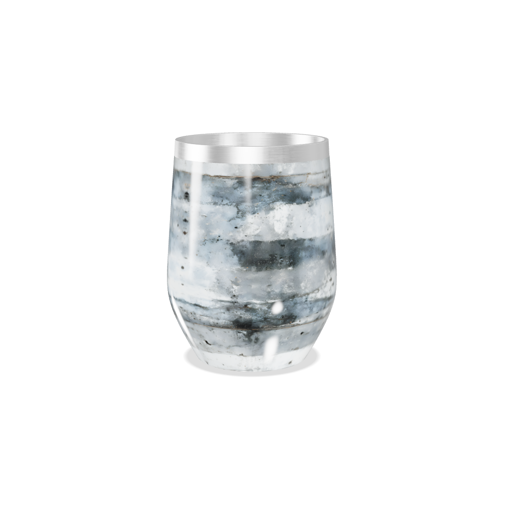 Copo Térmico Slim - Prata Marmorizado