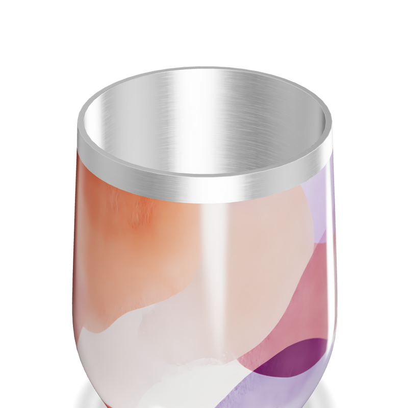 Copo Térmico Slim - Estampado Colorido Aço Inox