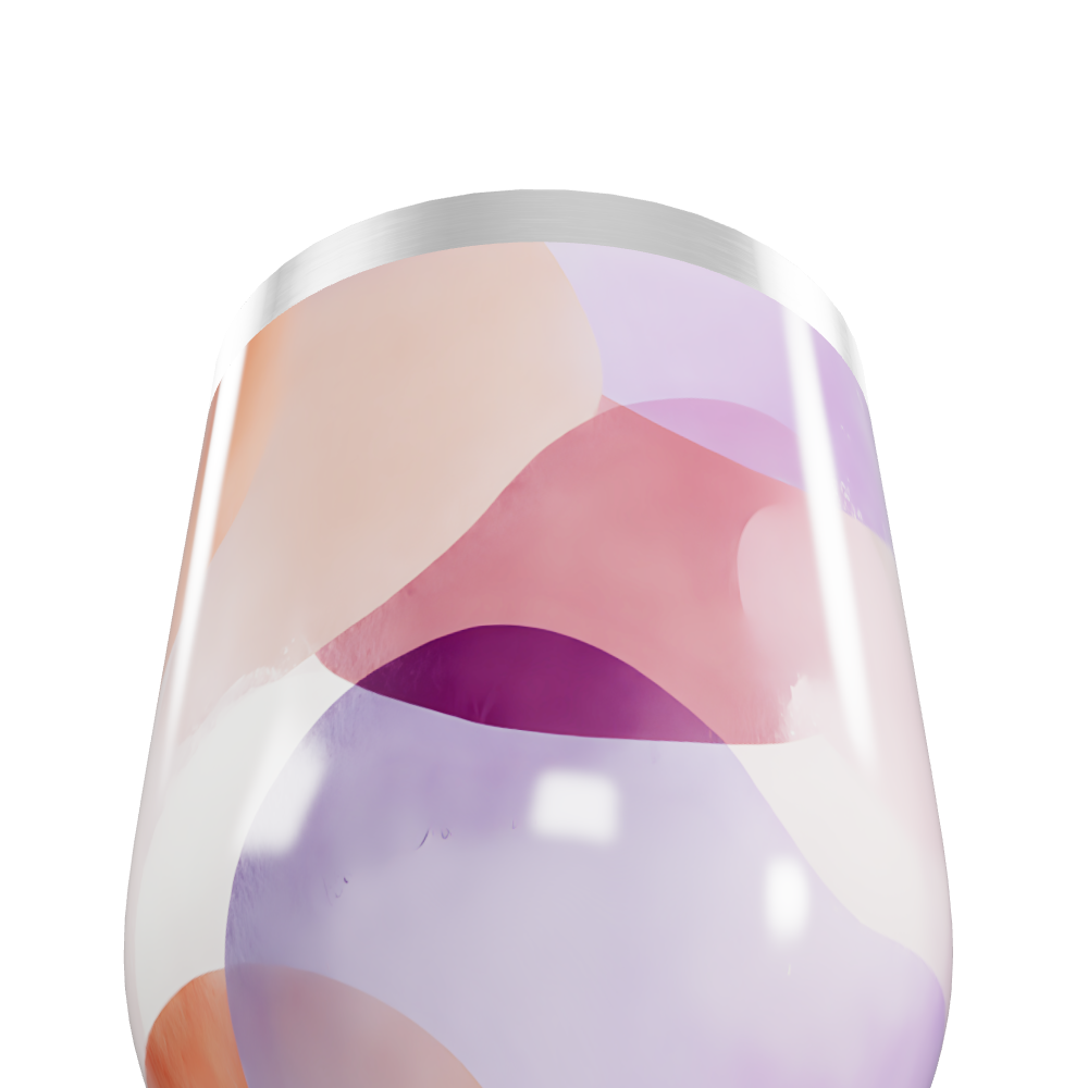 Copo Térmico Slim - Estampado Colorido Aço Inox