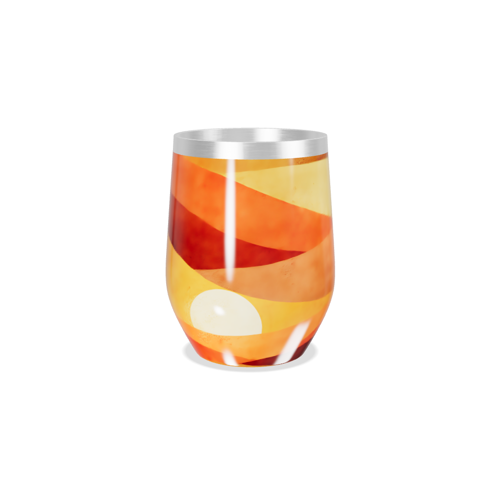 Copo Térmico Slim - Estampa Listras Coloridas