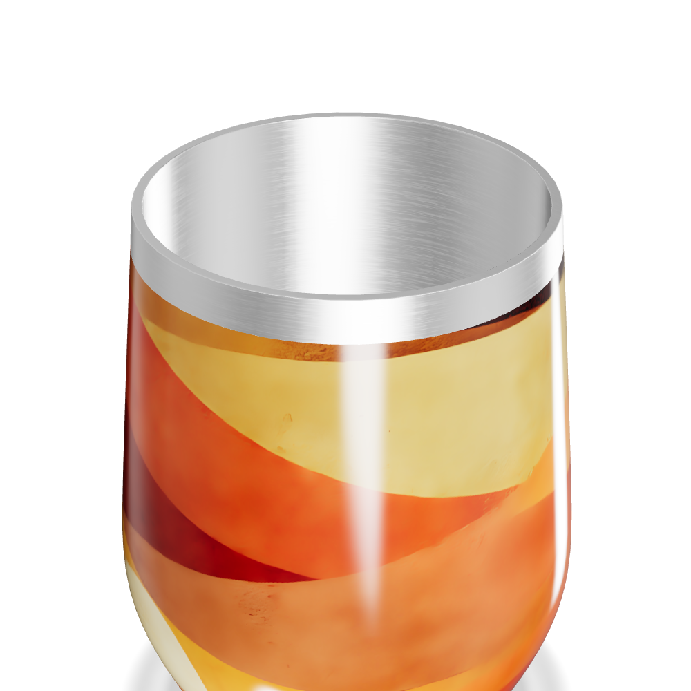 Copo Térmico Slim - Estampa Listras Coloridas