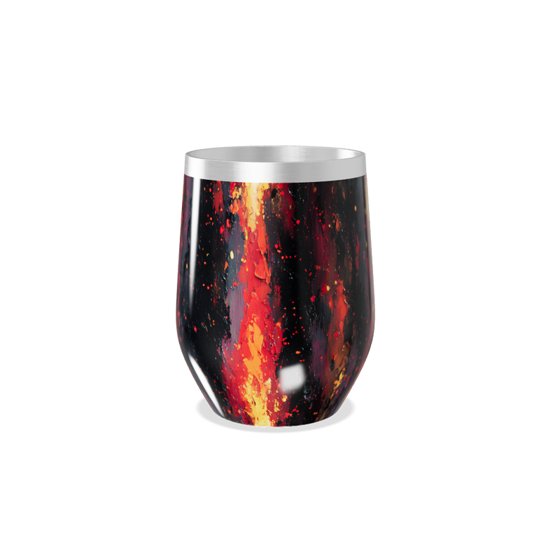 Copo Térmico Slim - Estampa Abstrata Colorida