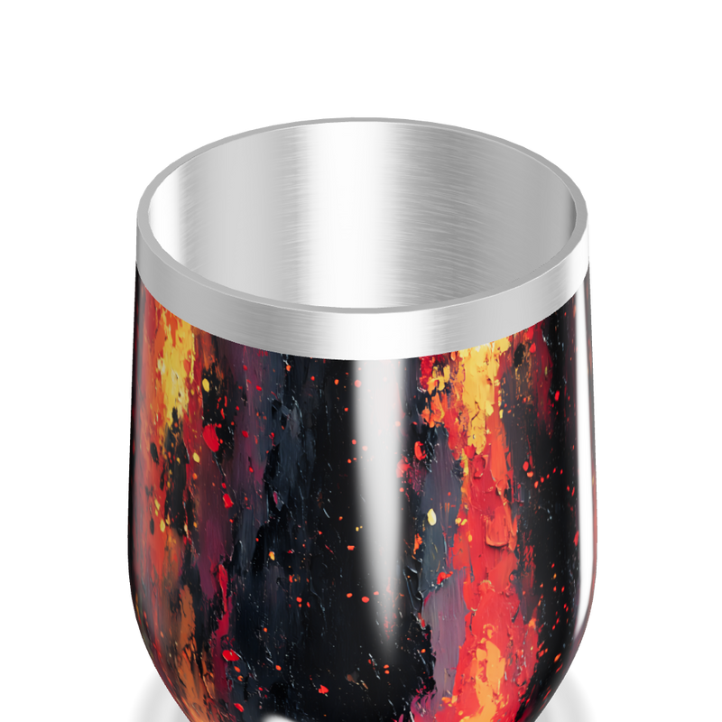 Copo Térmico Slim - Estampa Abstrata Colorida