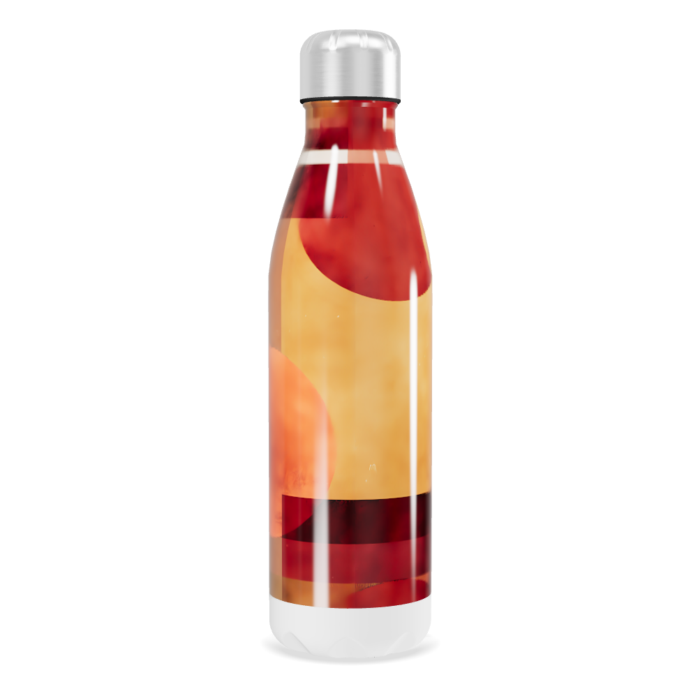Garrafa Inox - Estampa Abstrata Colorida