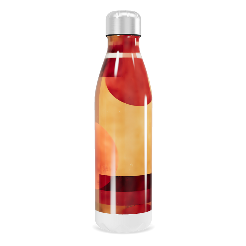 Garrafa Inox - Estampa Abstrata Colorida
