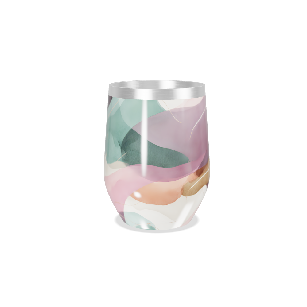 Copo Térmico Slim - Estampado Colorido Vidro