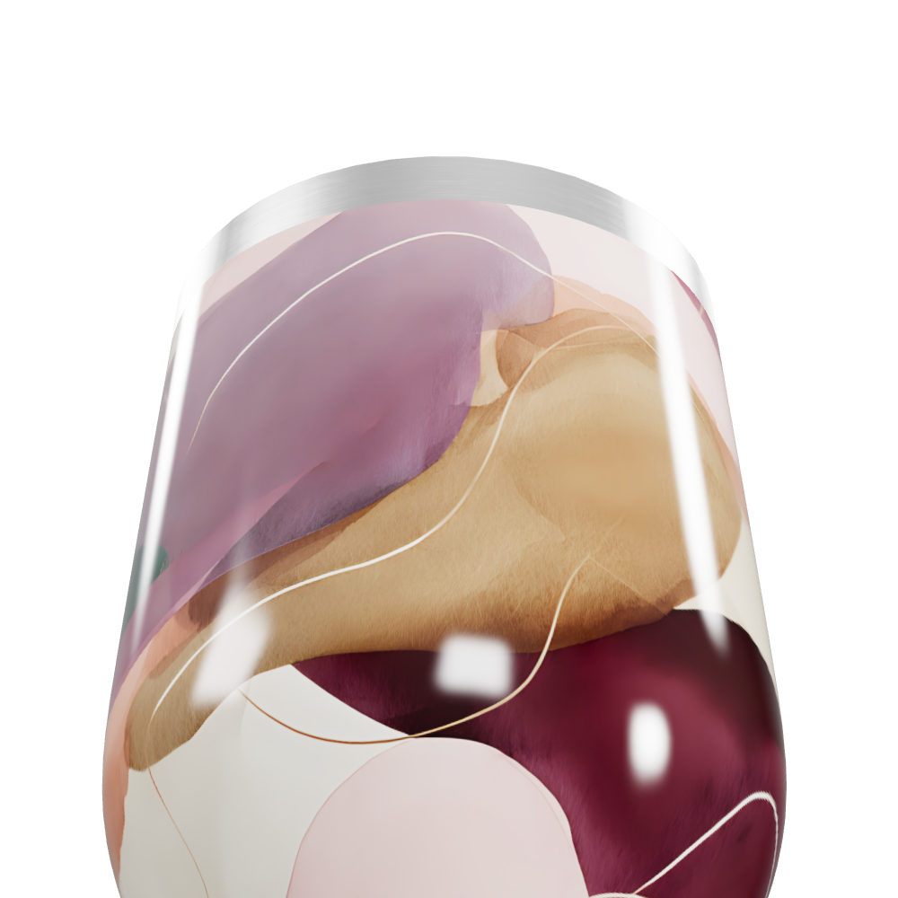 Copo Térmico Slim - Estampado Colorido Vidro