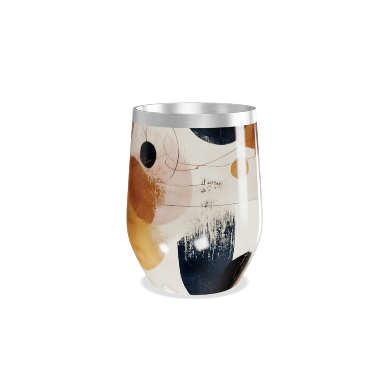 Copo Térmico Slim - Estampa Abstrata Colorida