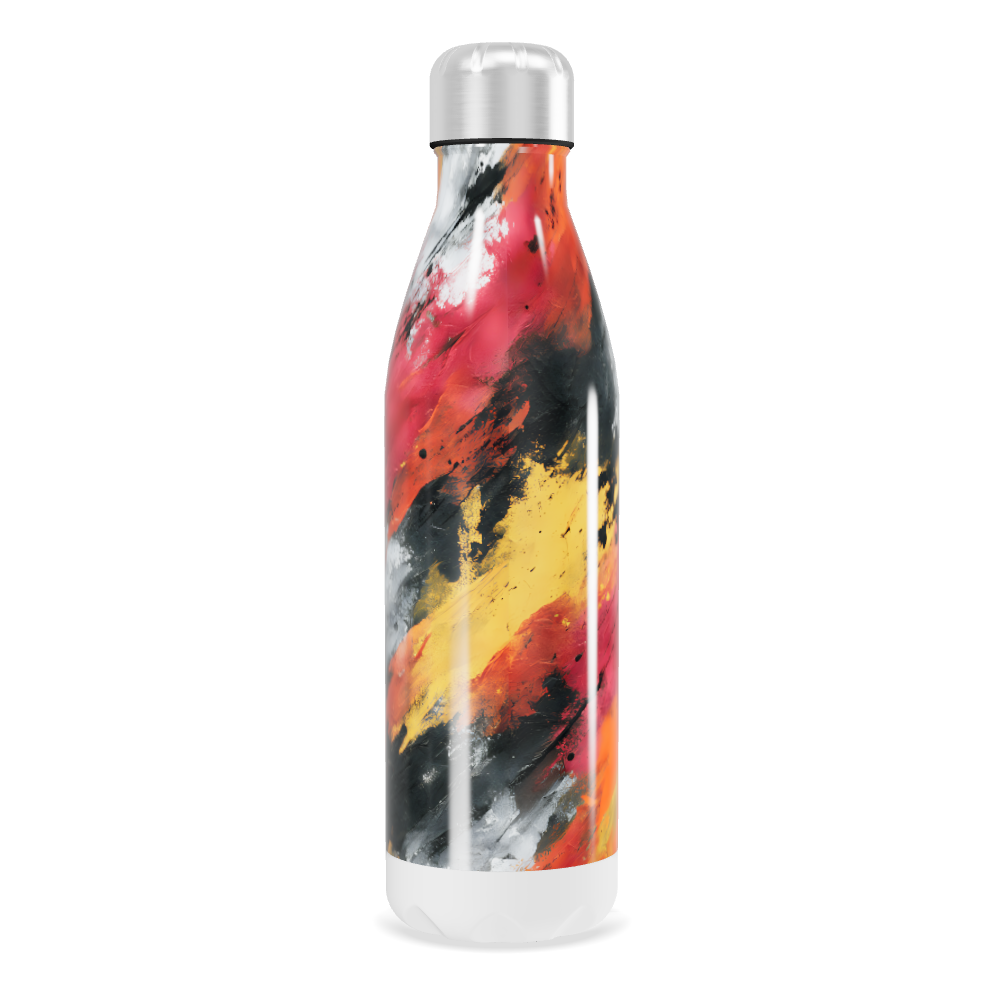 Garrafa Inox - Colorida Splash Art