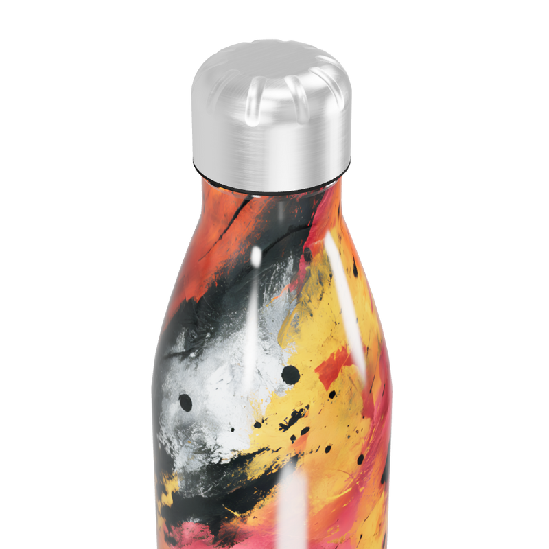 Garrafa Inox - Colorida Splash Art