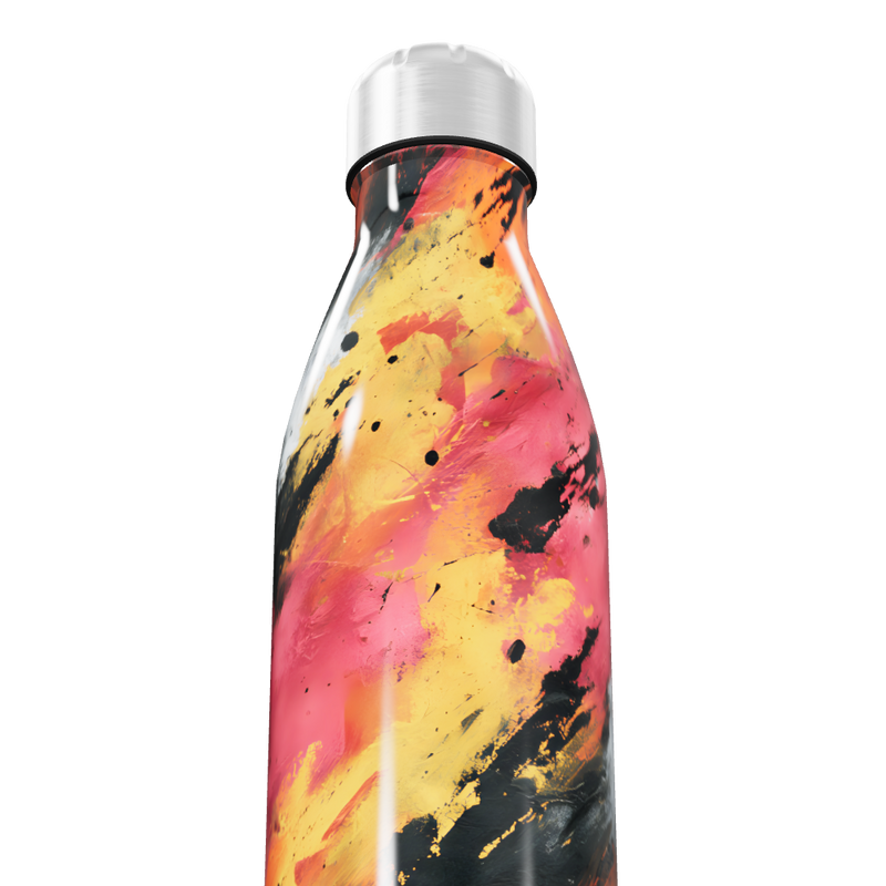 Garrafa Inox - Colorida Splash Art