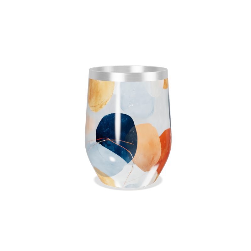 Copo Térmico Slim - Estampa Abstrata Colorida