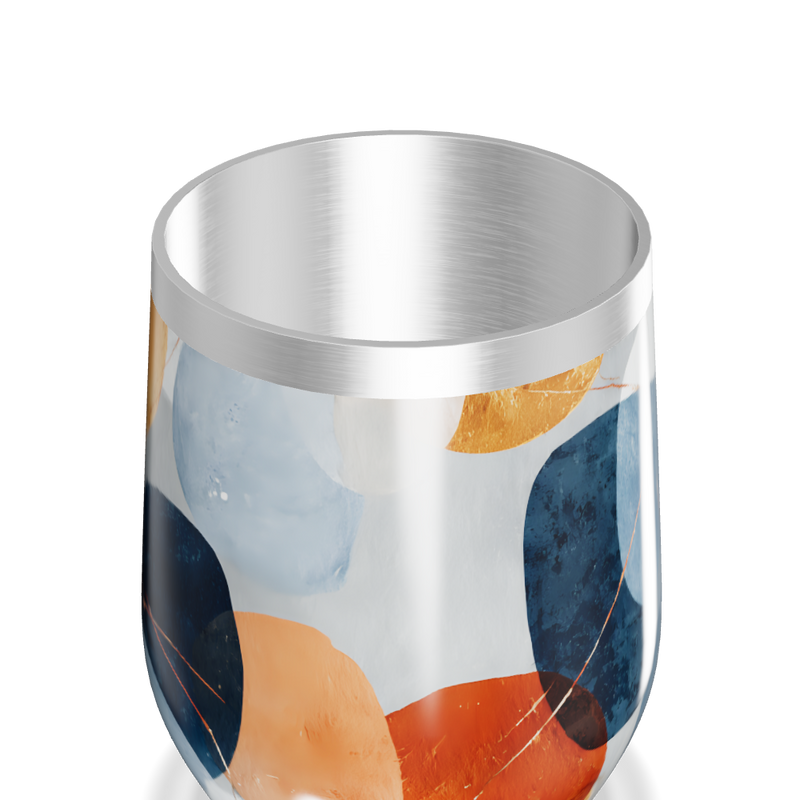 Copo Térmico Slim - Estampa Abstrata Colorida