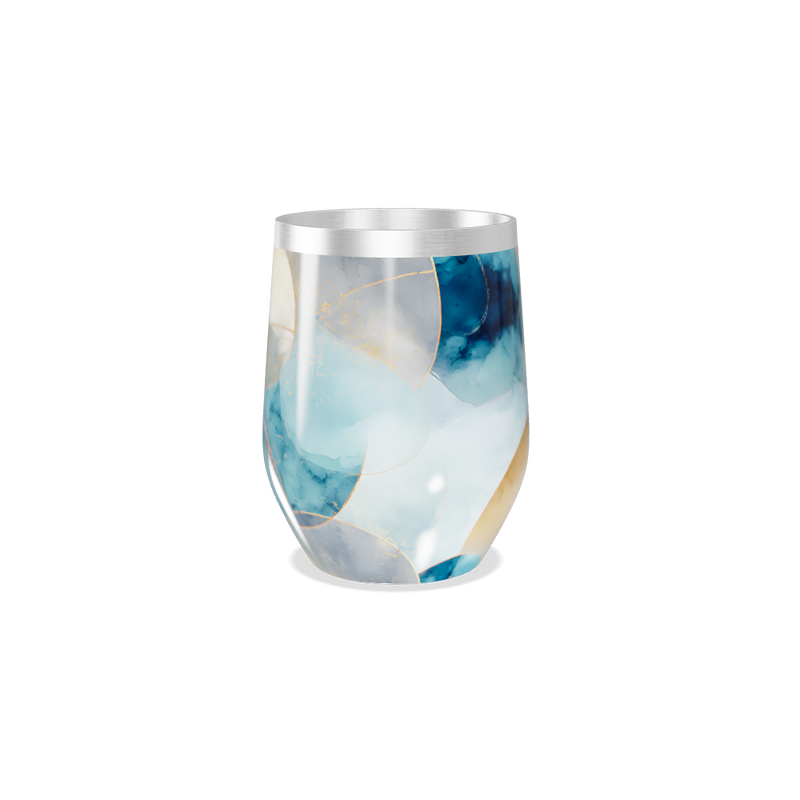 Copo Térmico Slim - Com Estampa Abstrata