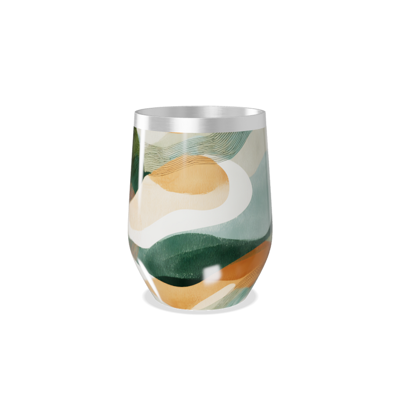 Copo Térmico Slim - Estampa Abstrata Colorida