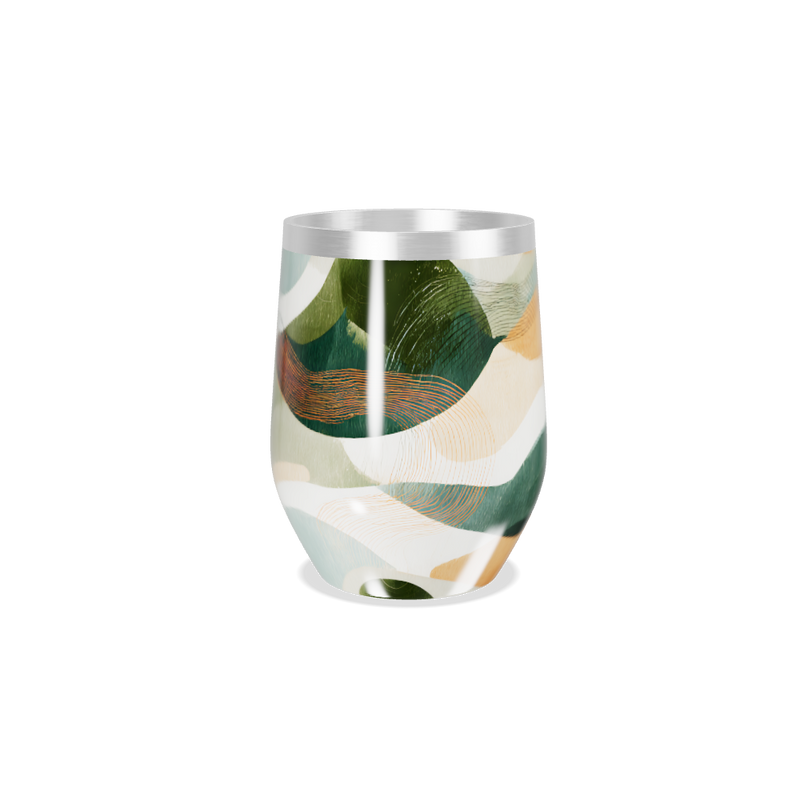 Copo Térmico Slim - Estampa Abstrata Colorida