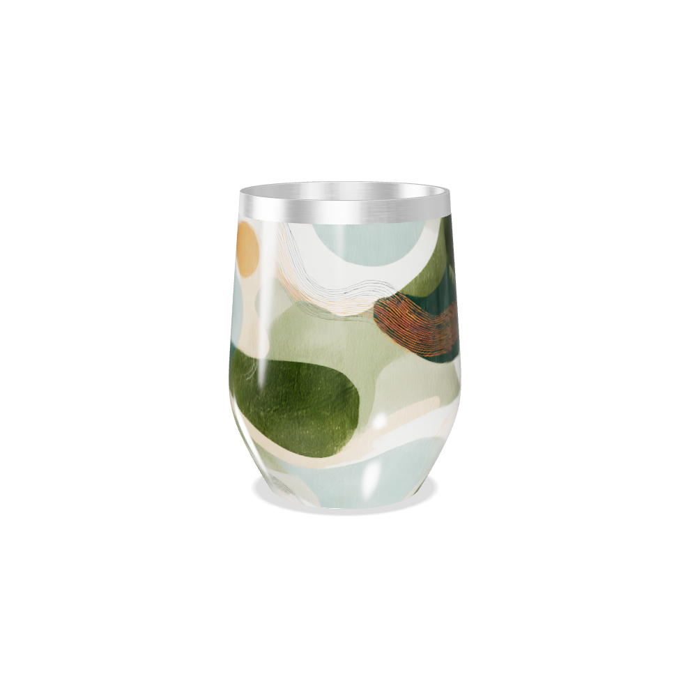 Copo Térmico Slim - Estampa Abstrata Colorida