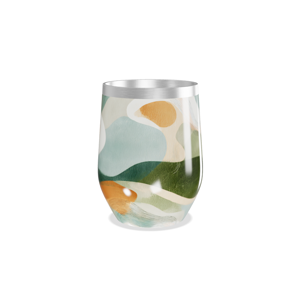 Copo Térmico Slim - Estampa Abstrata Colorida