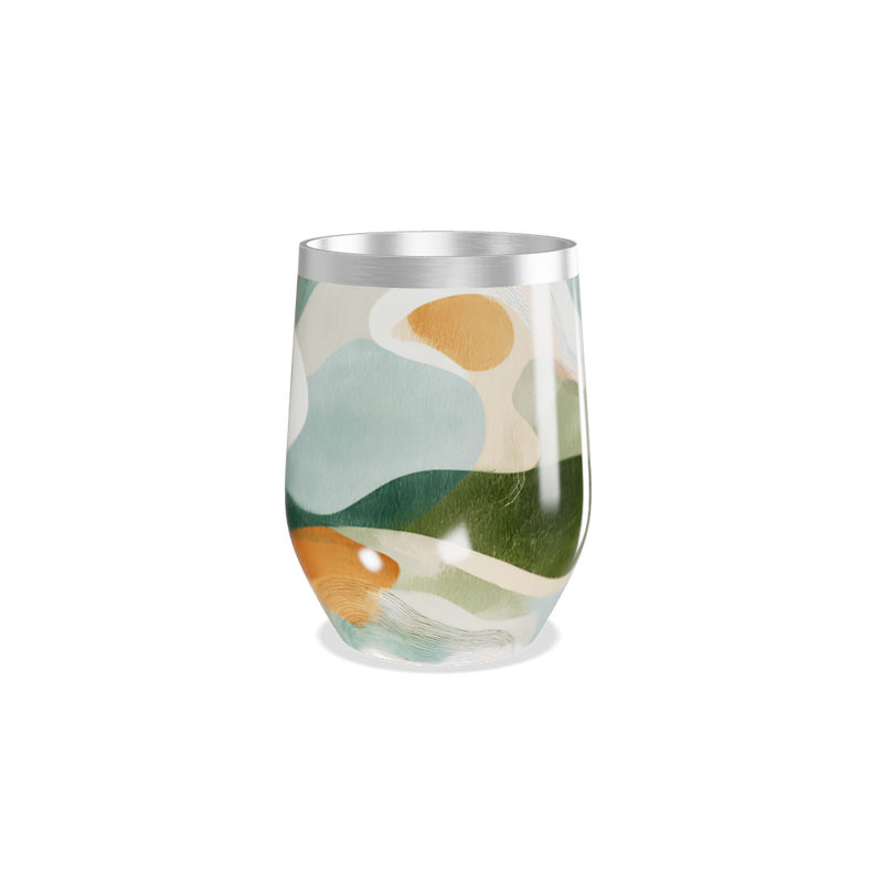 Copo Térmico Slim - Estampa Abstrata Colorida