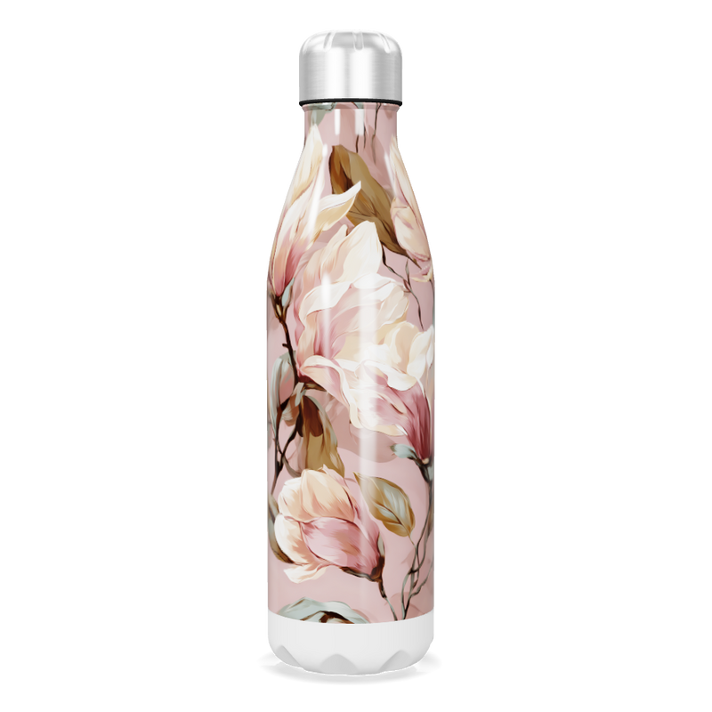 Garrafa Inox - Floral Rosa 750ml
