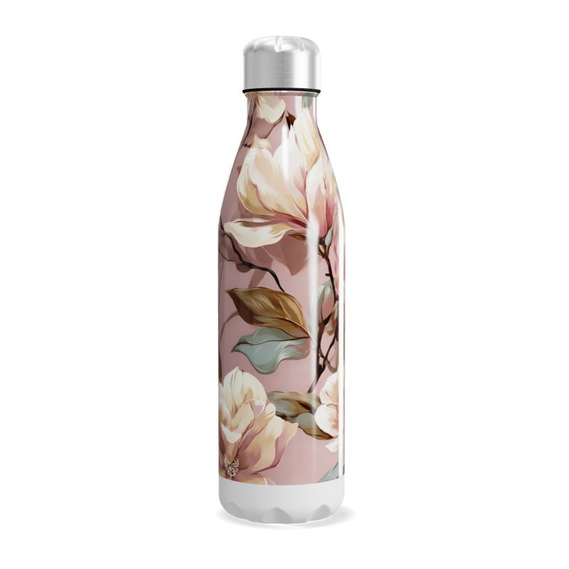 Garrafa Inox - Floral Rosa 750ml