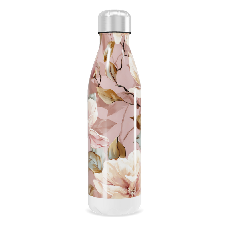 Garrafa Inox - Floral Rosa 750ml