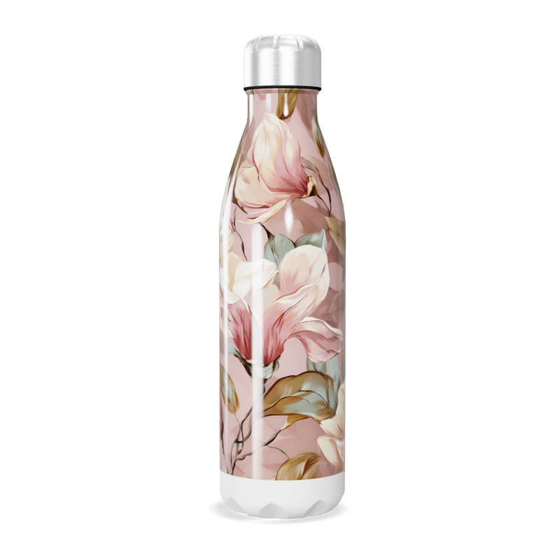 Garrafa Inox - Floral Rosa 750ml