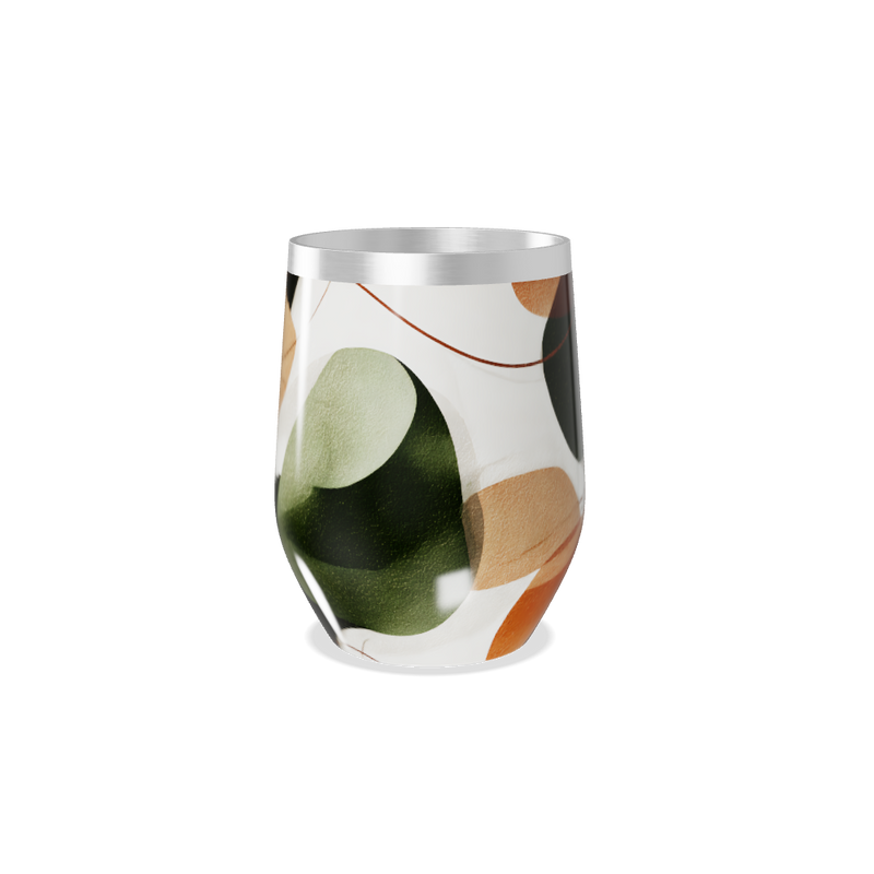 Copo Térmico Slim - Estampa Abstrata Colorida