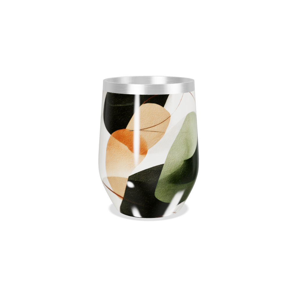 Copo Térmico Slim - Estampa Abstrata Colorida