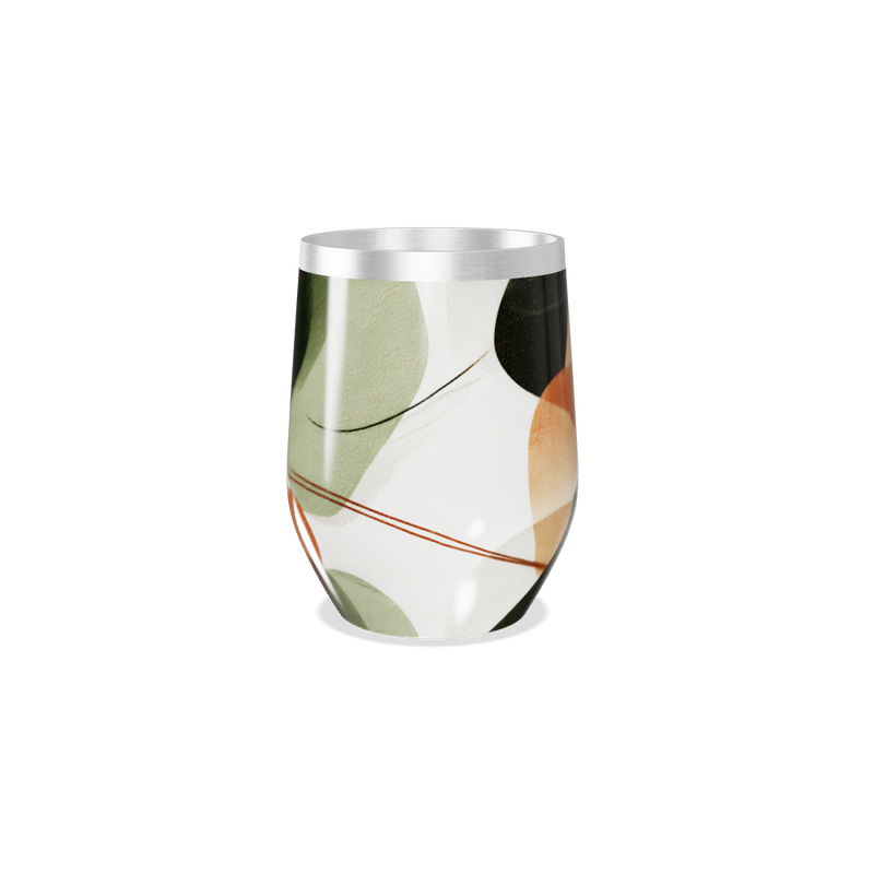 Copo Térmico Slim - Estampa Abstrata Colorida