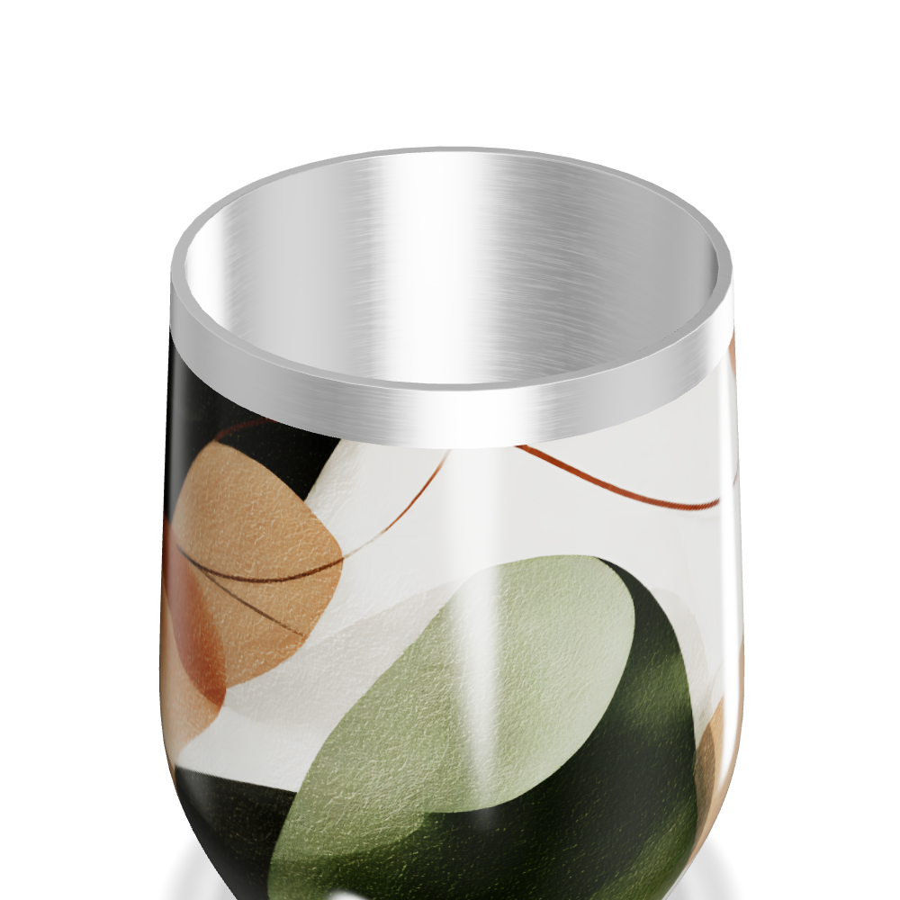 Copo Térmico Slim - Estampa Abstrata Colorida