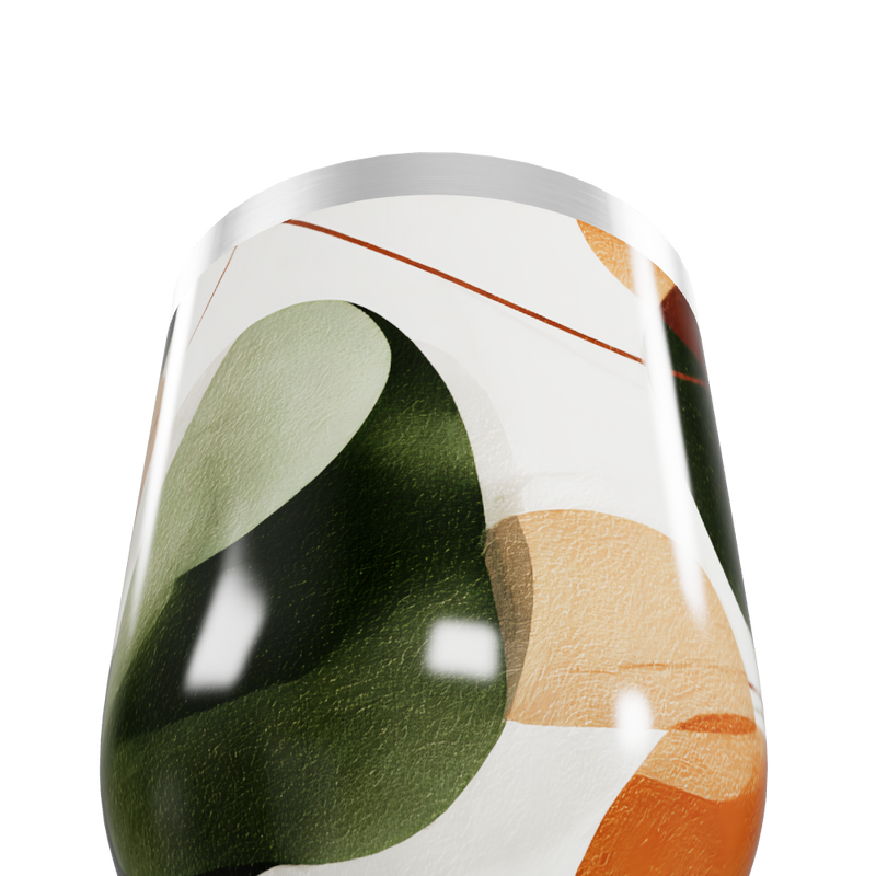 Copo Térmico Slim - Estampa Abstrata Colorida