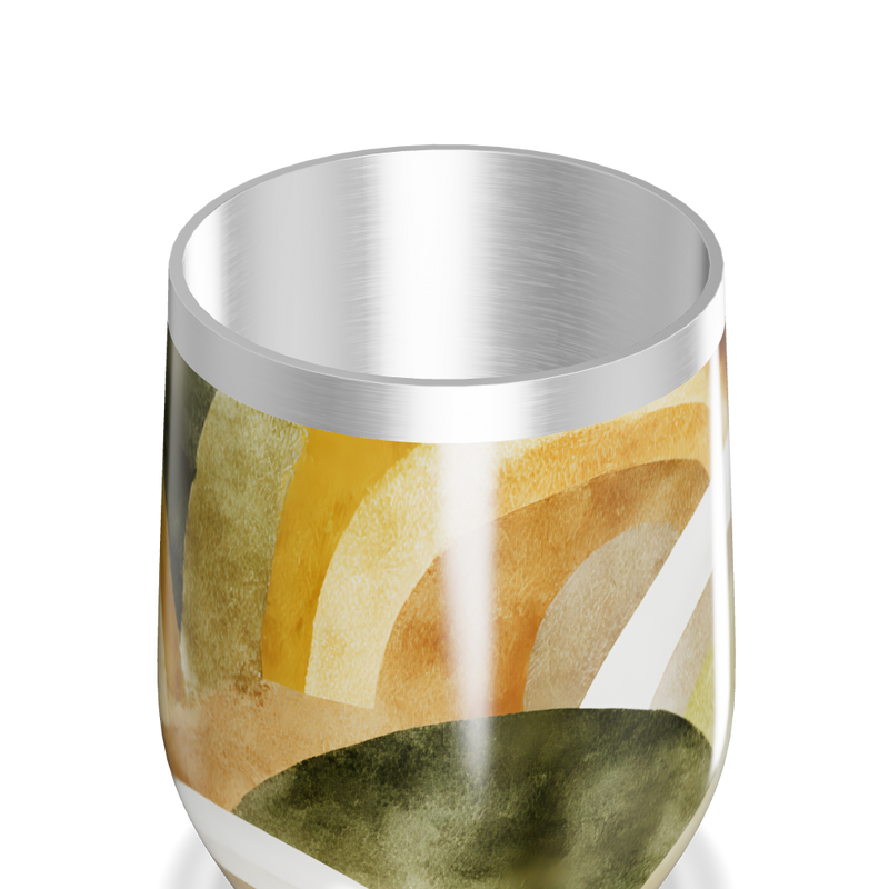 Copo Térmico Slim - Estampa Abstrata Colorida